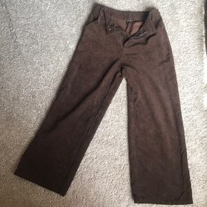 Cute brown pants, wide leg